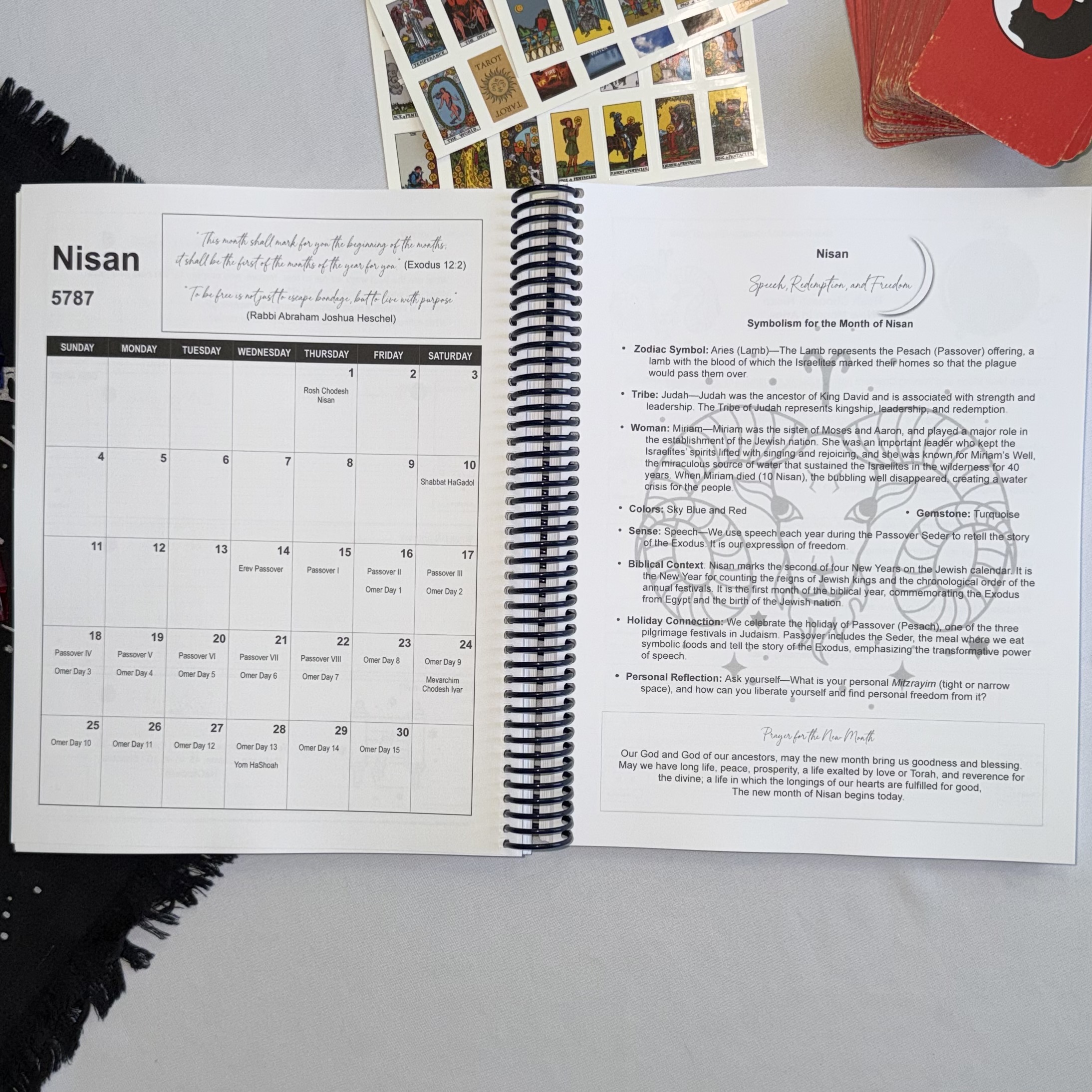 Rosh Chodesh Journaling Planner 5787 - Image 5
